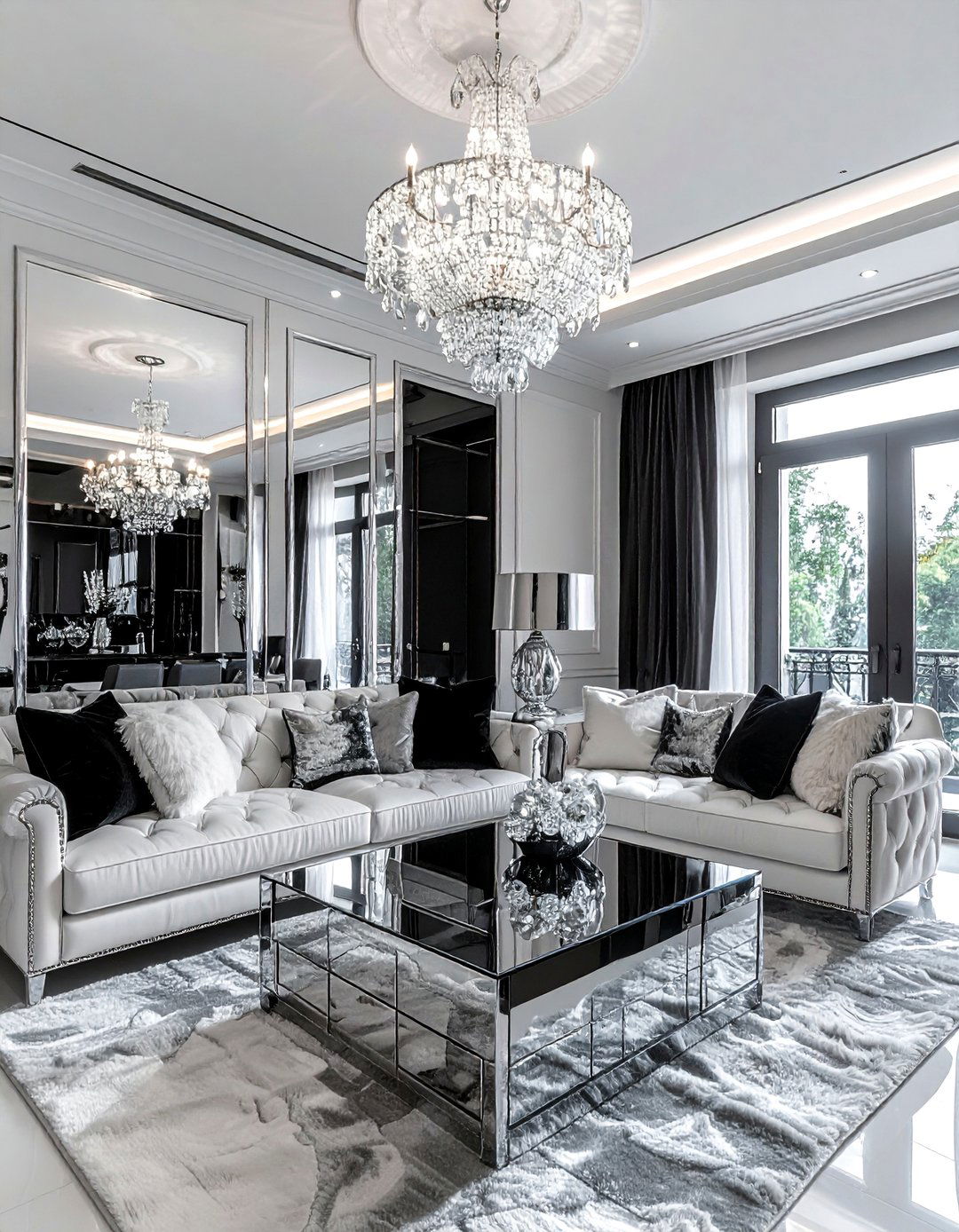 Glam Living Room - 30 living room ideas