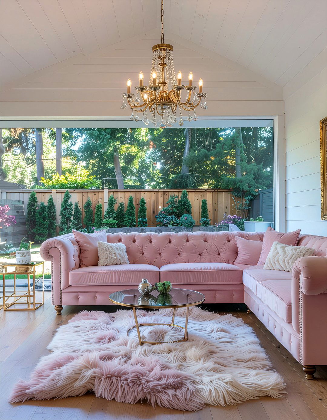 Glam She Shed - 30 she shed living room ideas