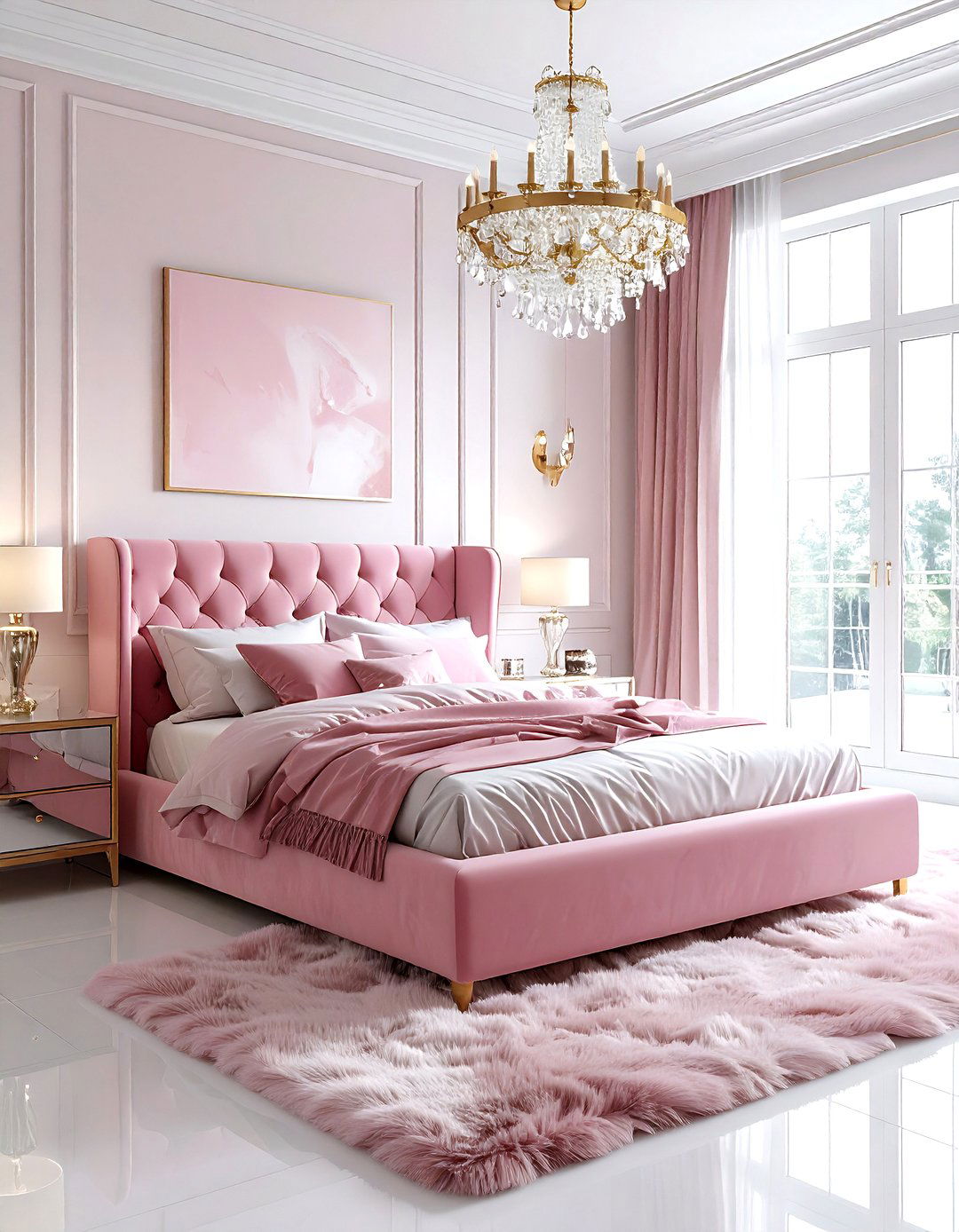 Glam Square Bedroom - 30 square bedroom ideas
