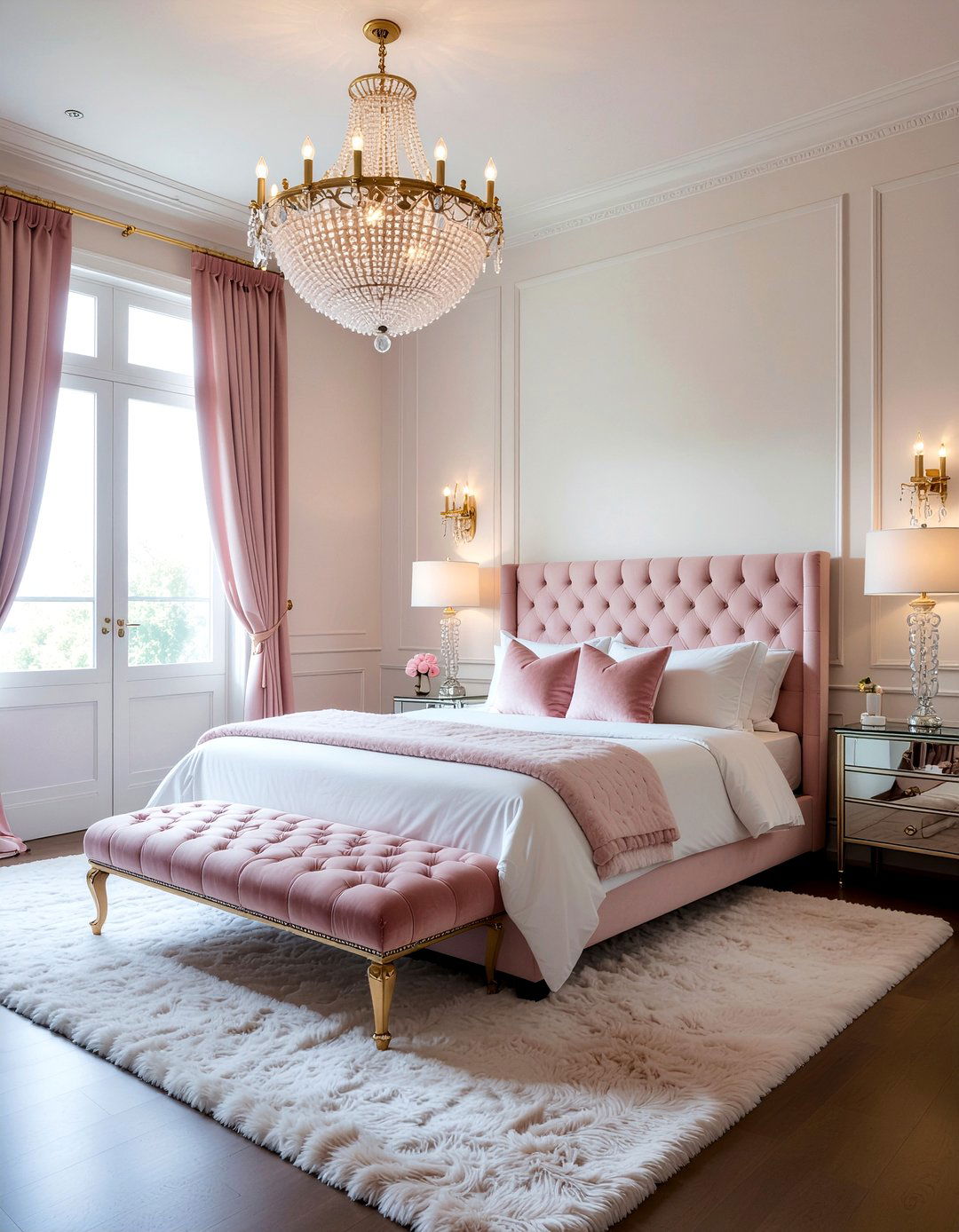 Glam bedroom - 30 bedroom makeover ideas
