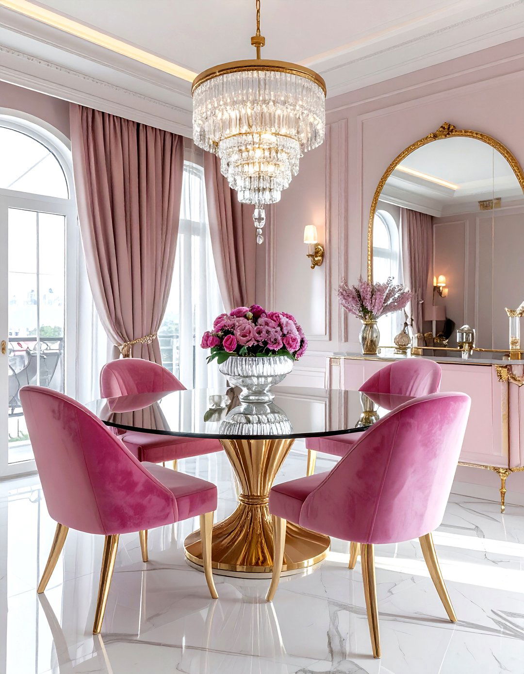 Glam dining room - 30 cool dining room ideas