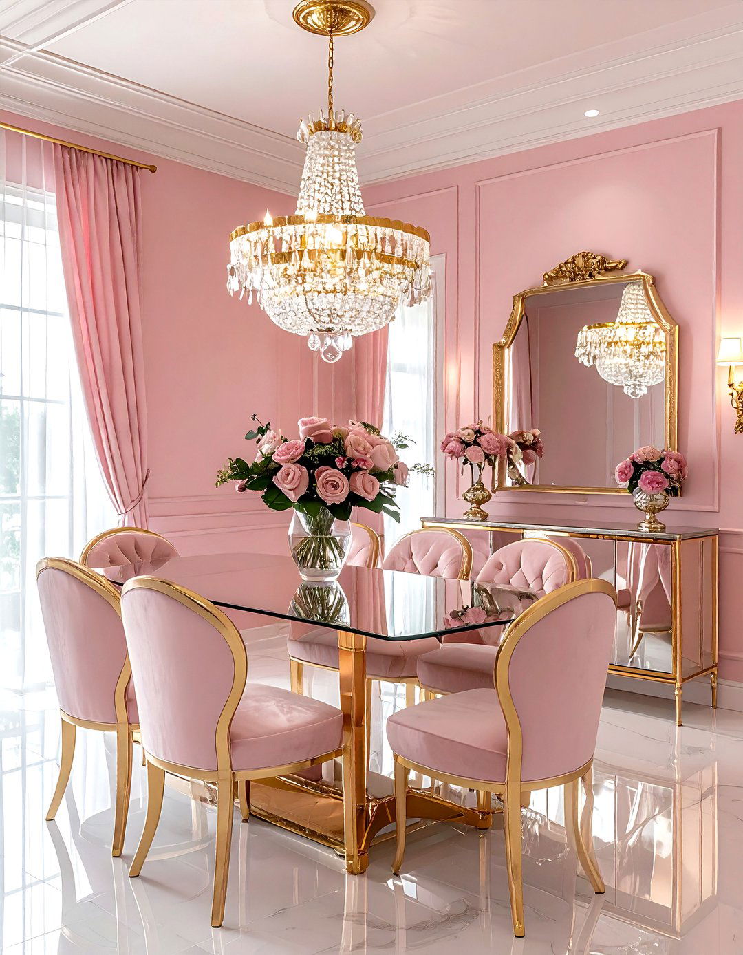Glam dining room - 30 stylish dining room ideas