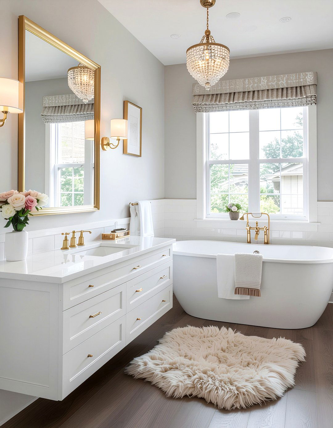 Glam rental bathroom - 30 rental bathroom ideas