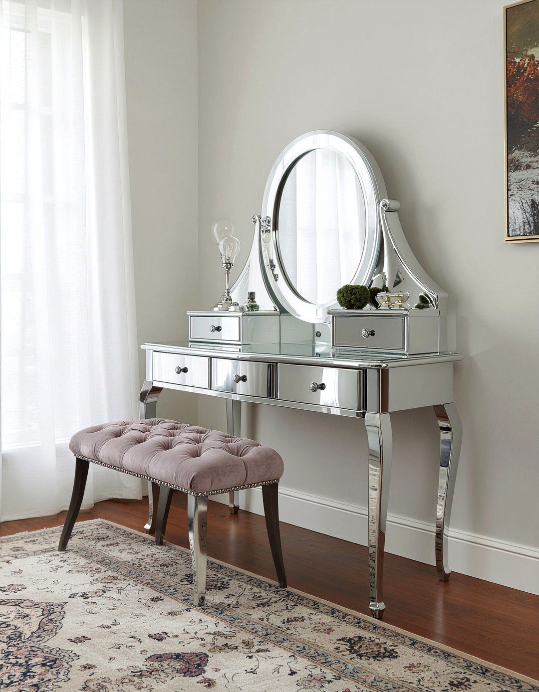 Glam vanity - 30 bedroom vanities
