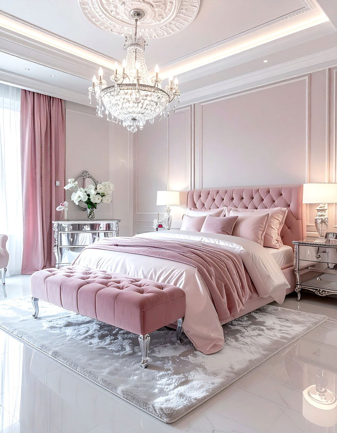 Glamorous Bedroom - 30 model home bedroom ideas
