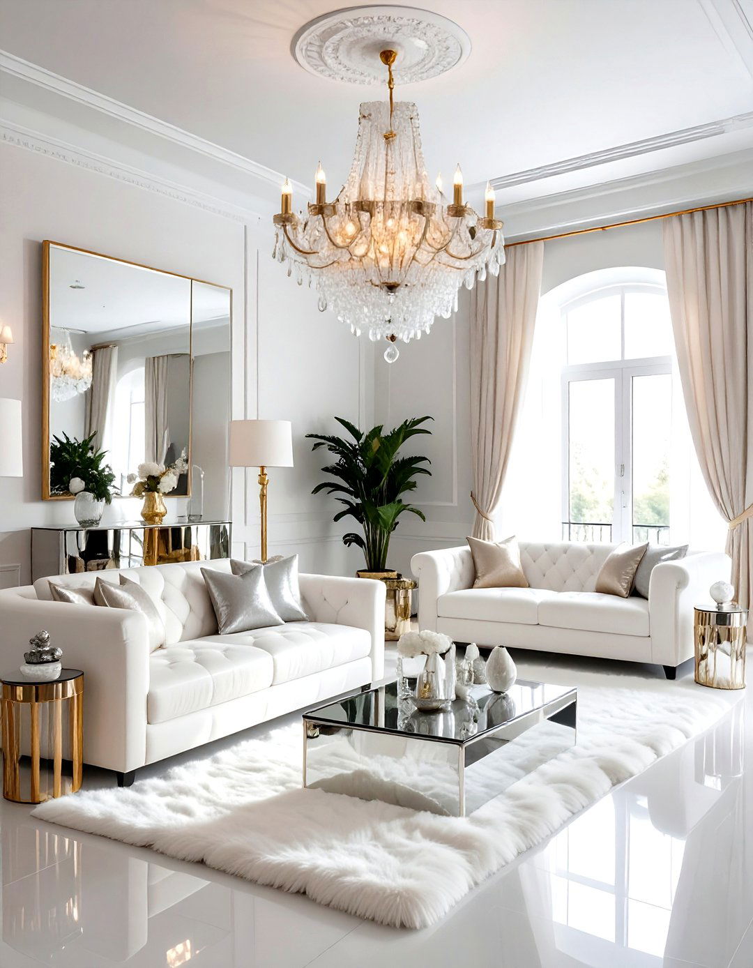 Glamorous living room - 30 show home living room ideas