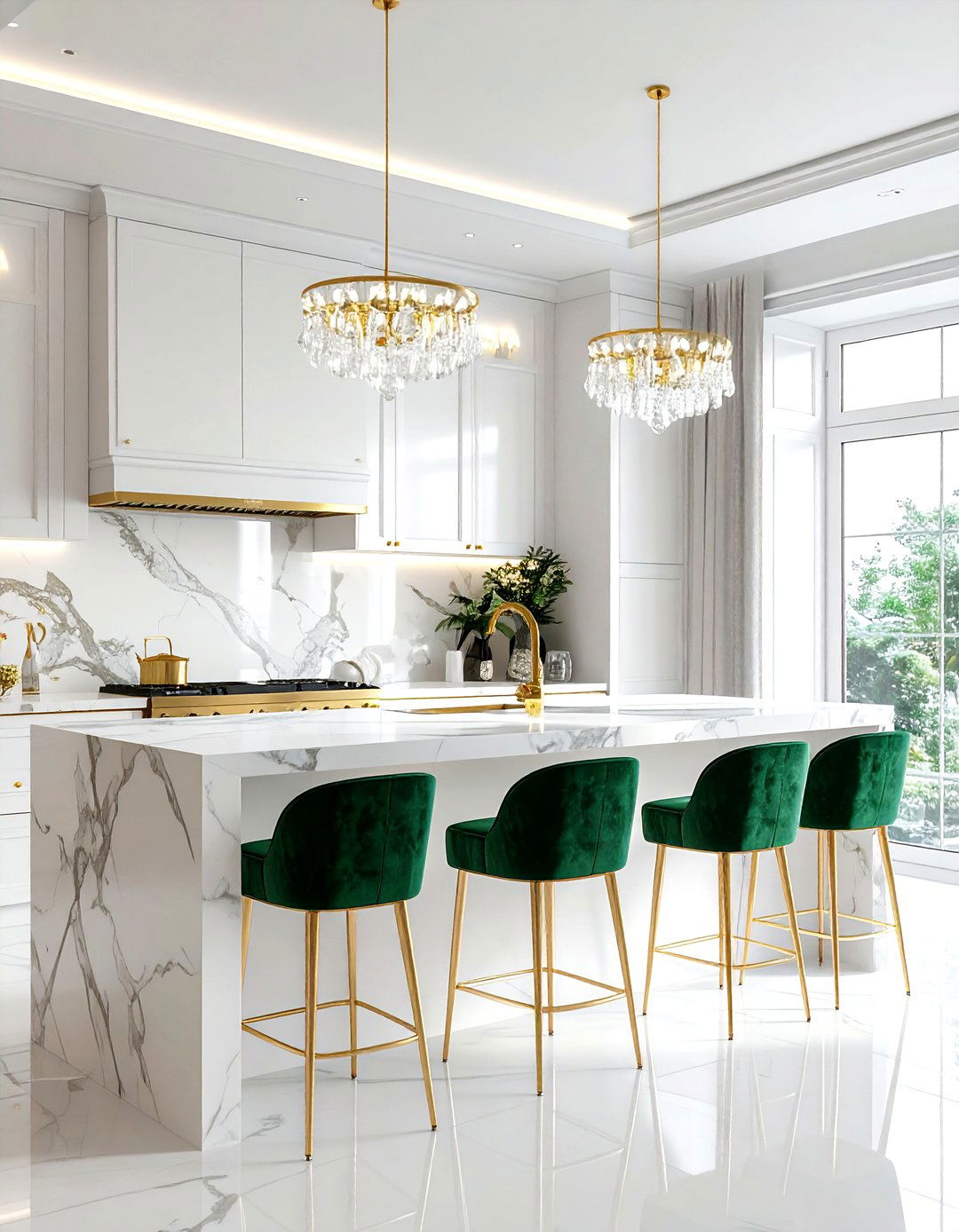 Glamorous modern kitchen - 30 kitchen style mixing ideas
