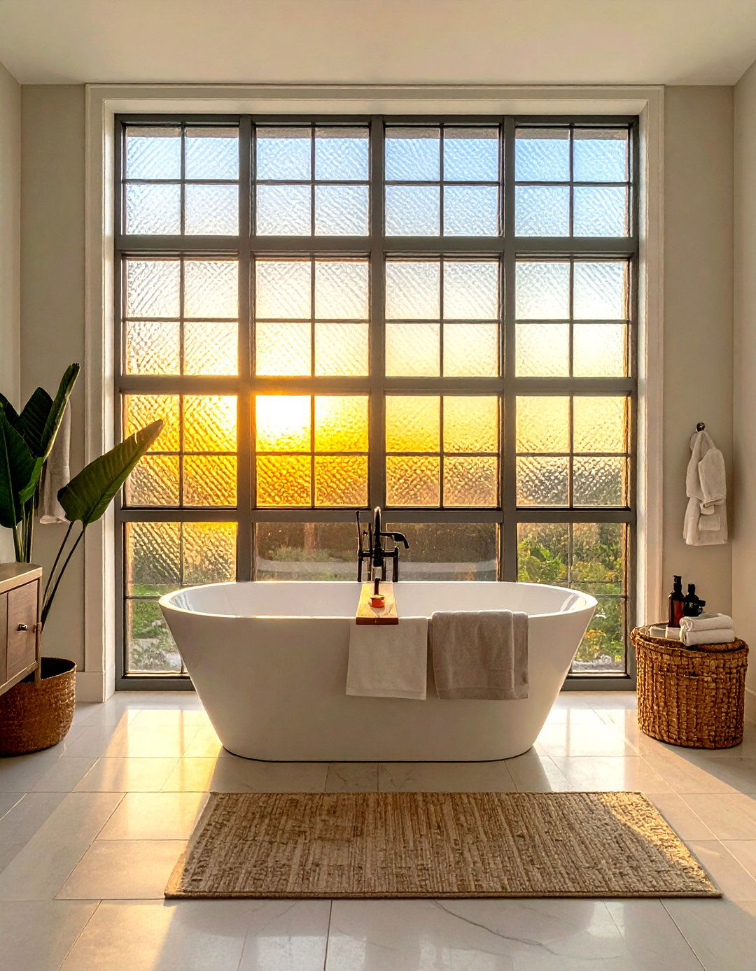 Glass Block Window Over Tub - 30 glass block bathroom ideas