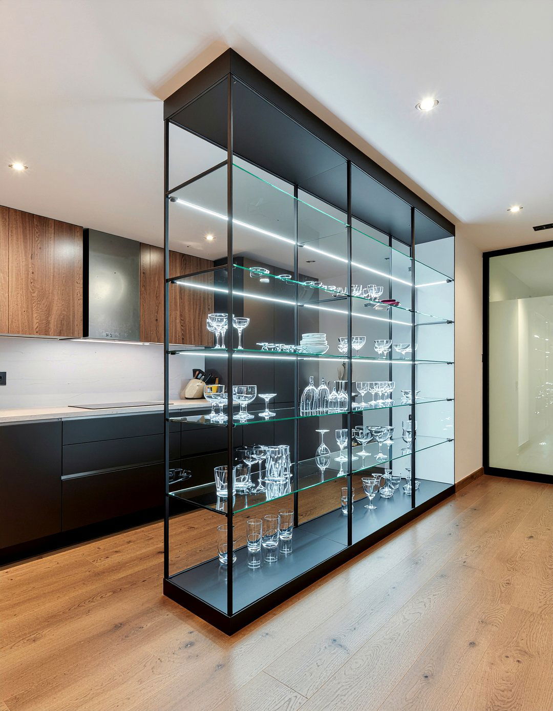 Glass Cabinet Doors - 30 modern kitchen ideas