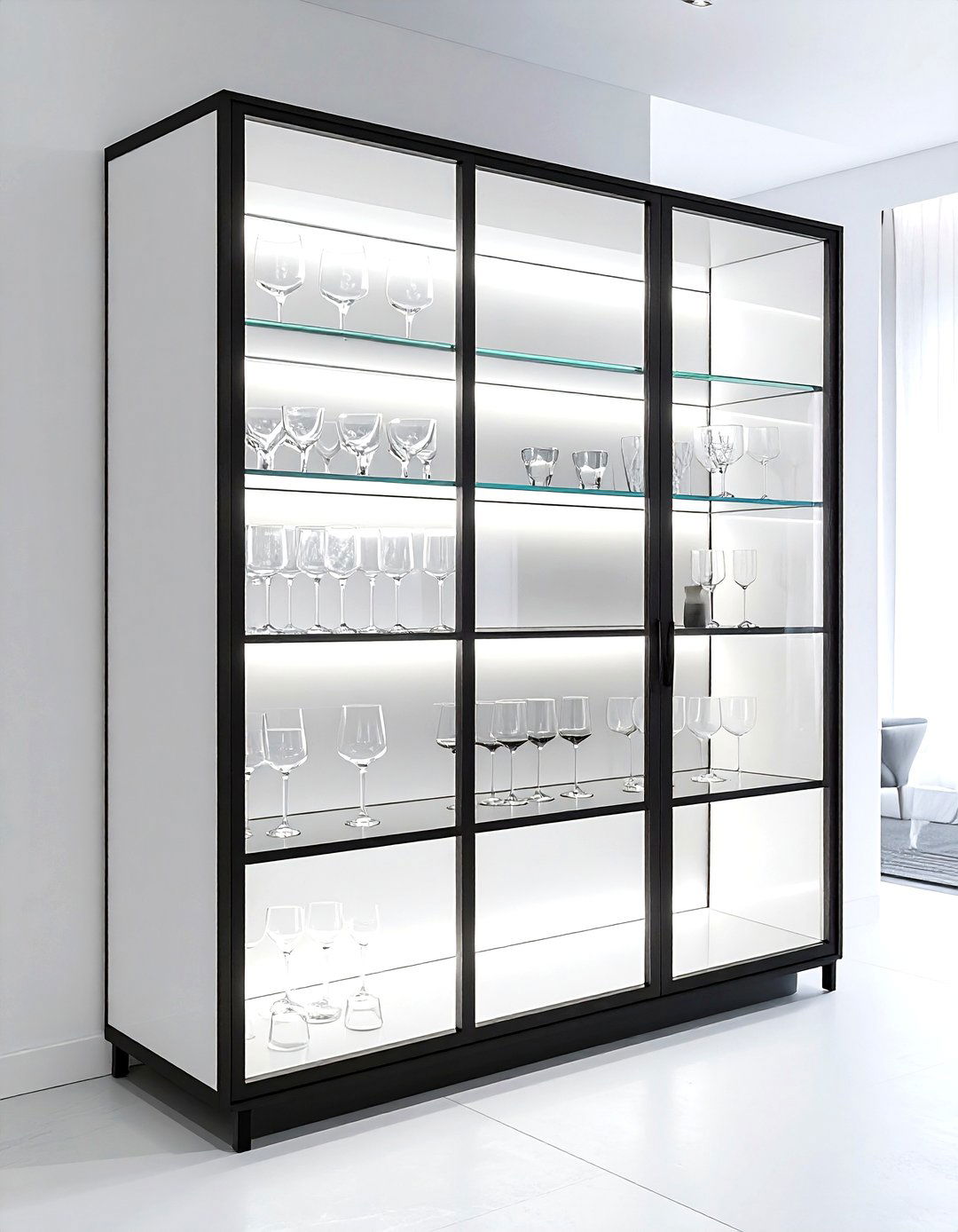 Glass Cabinet For Dining Room - 30 glass dining room ideas