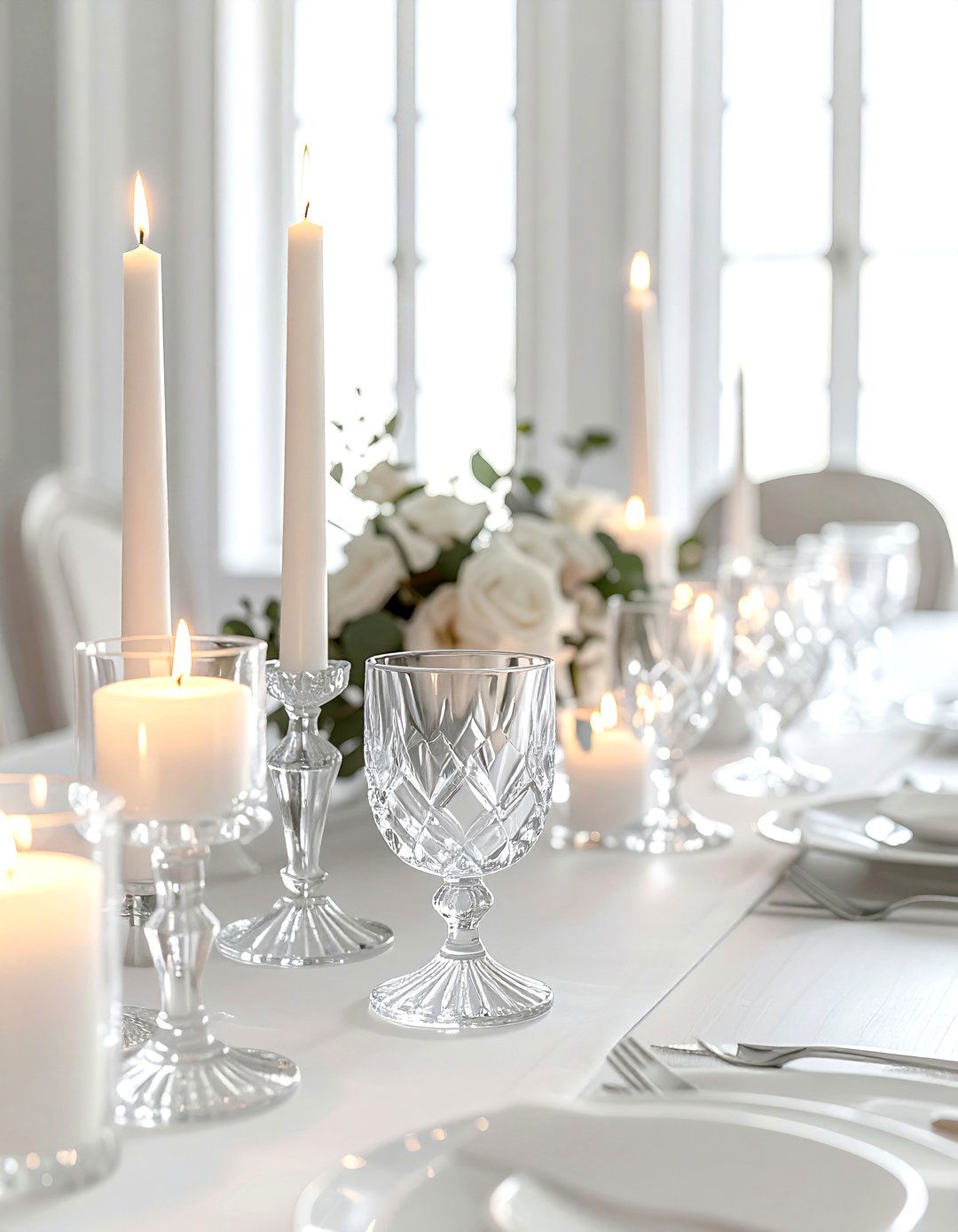 Glass Candle Holder - 30 light decor ideas