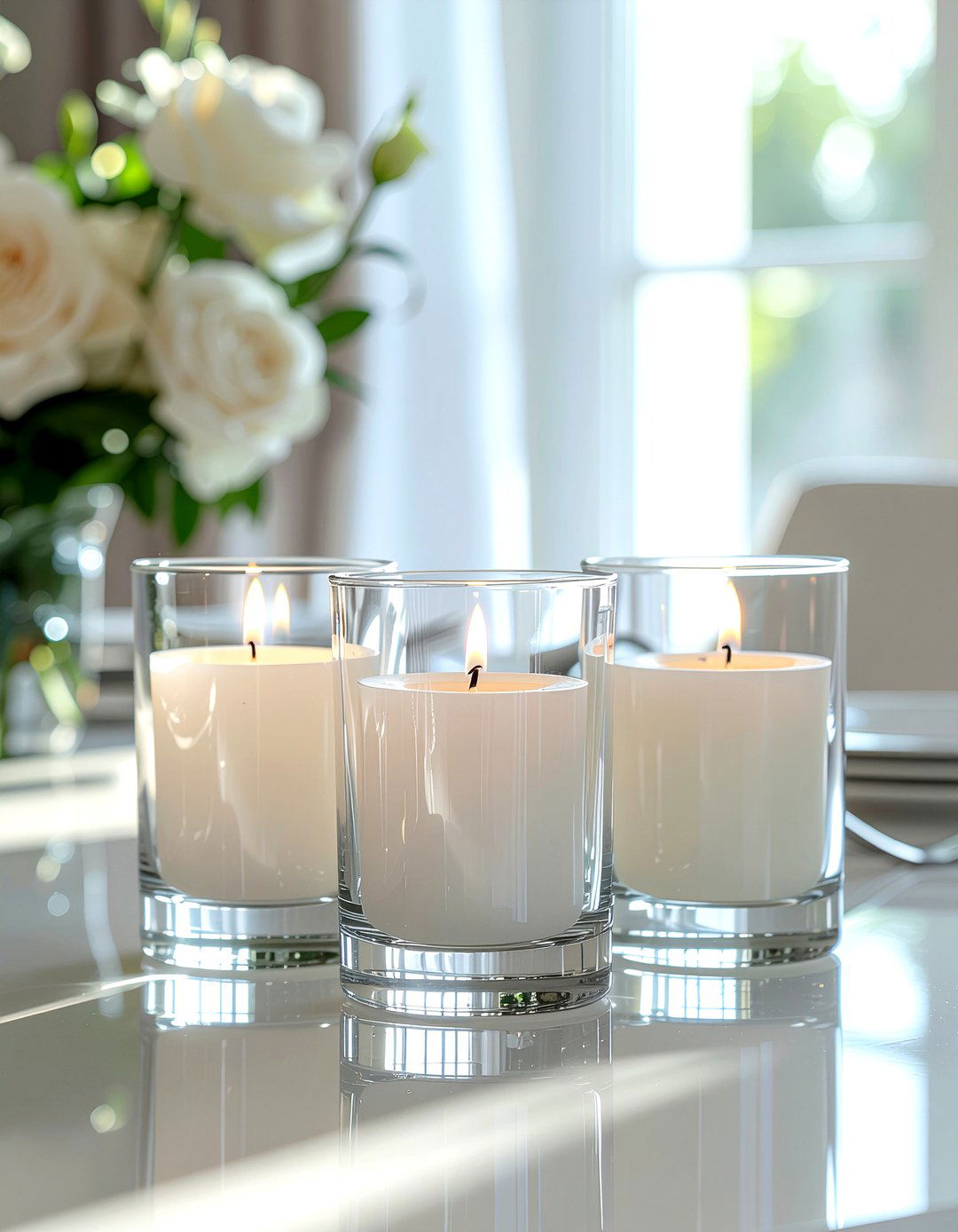 Glass Candle Holders - 30 effortless decor ideas