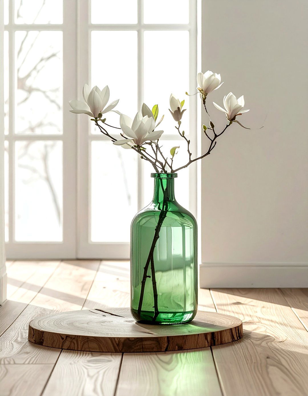 Glass Demijohn Vase - 30 vase styling ideas
