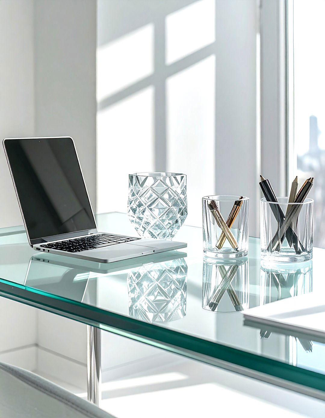 Glass Desk Accessories - 30 desk decor ideas