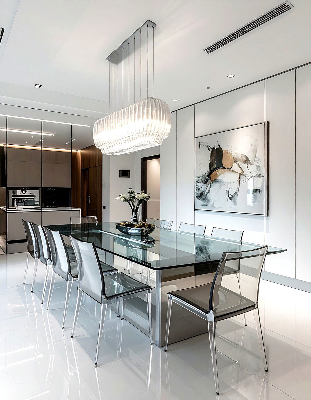 Glass Dining Room - 30 feature dining room ideas