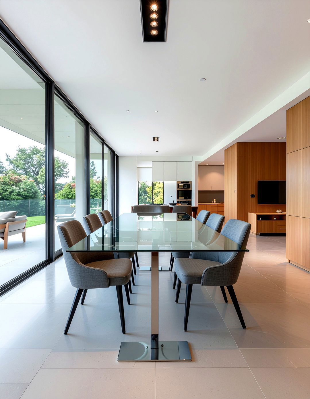 Glass Dining Table For Open Floor Plan - 30 new build dining room ideas