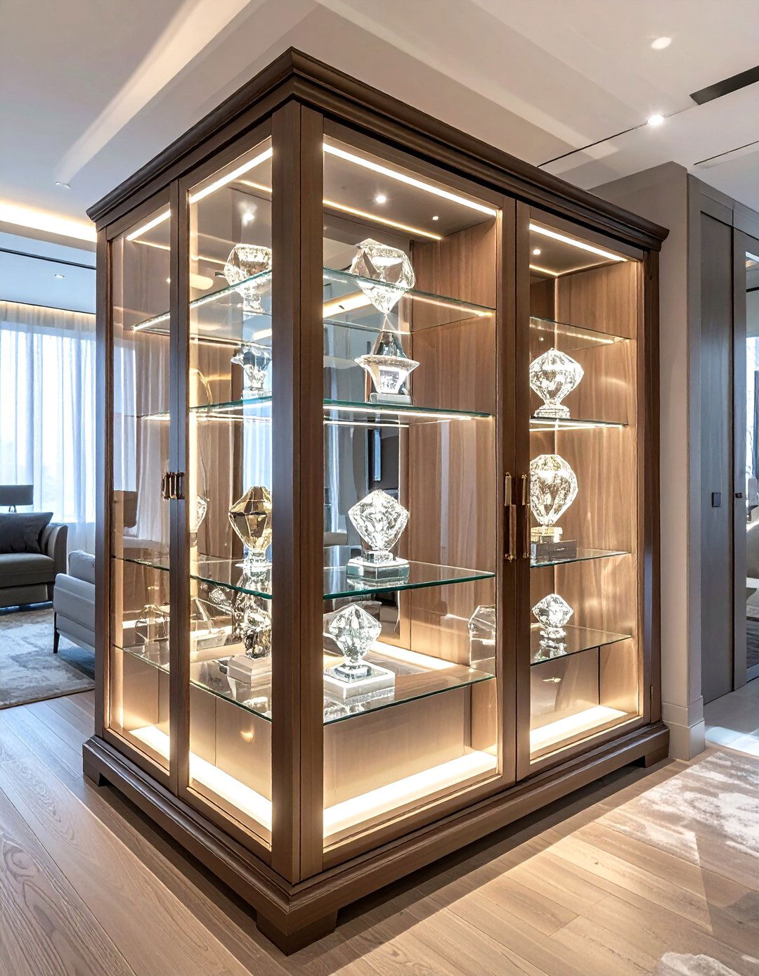 Glass Display Cabinet For Awards - 30 trophy display ideas