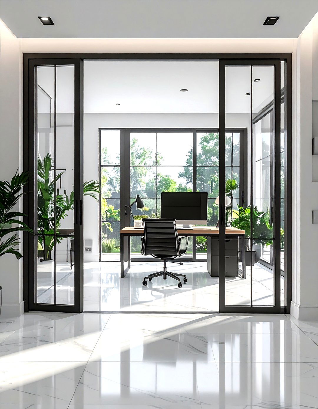 Glass Door Office - 30 inspiring office ideas