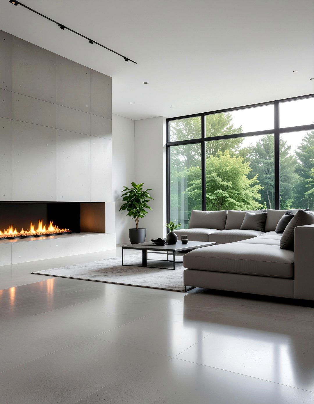 Glass Fireplace Screen - 30 fireplace screen ideas