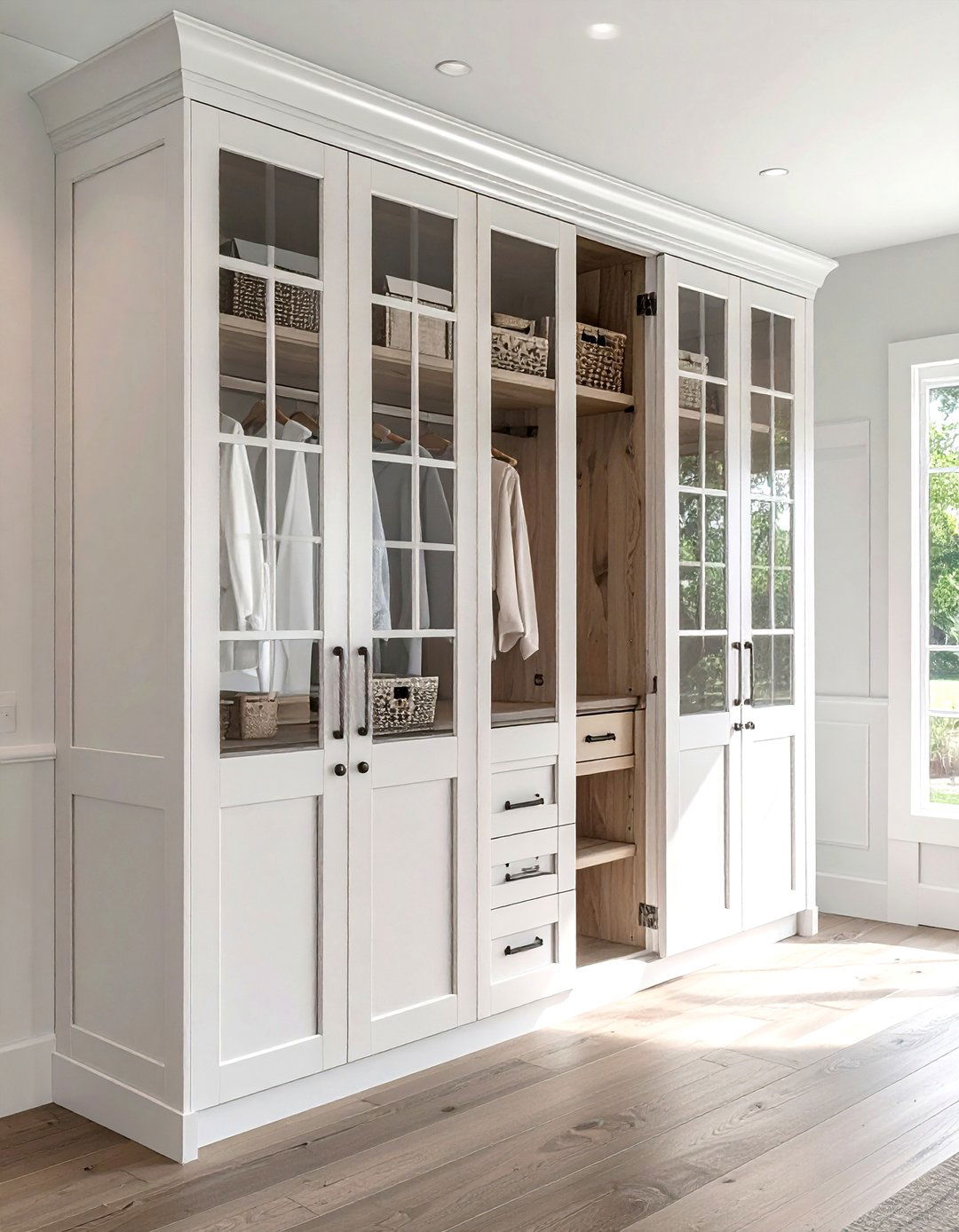 Glass Front Closet Doors - 30 dining room closet organization