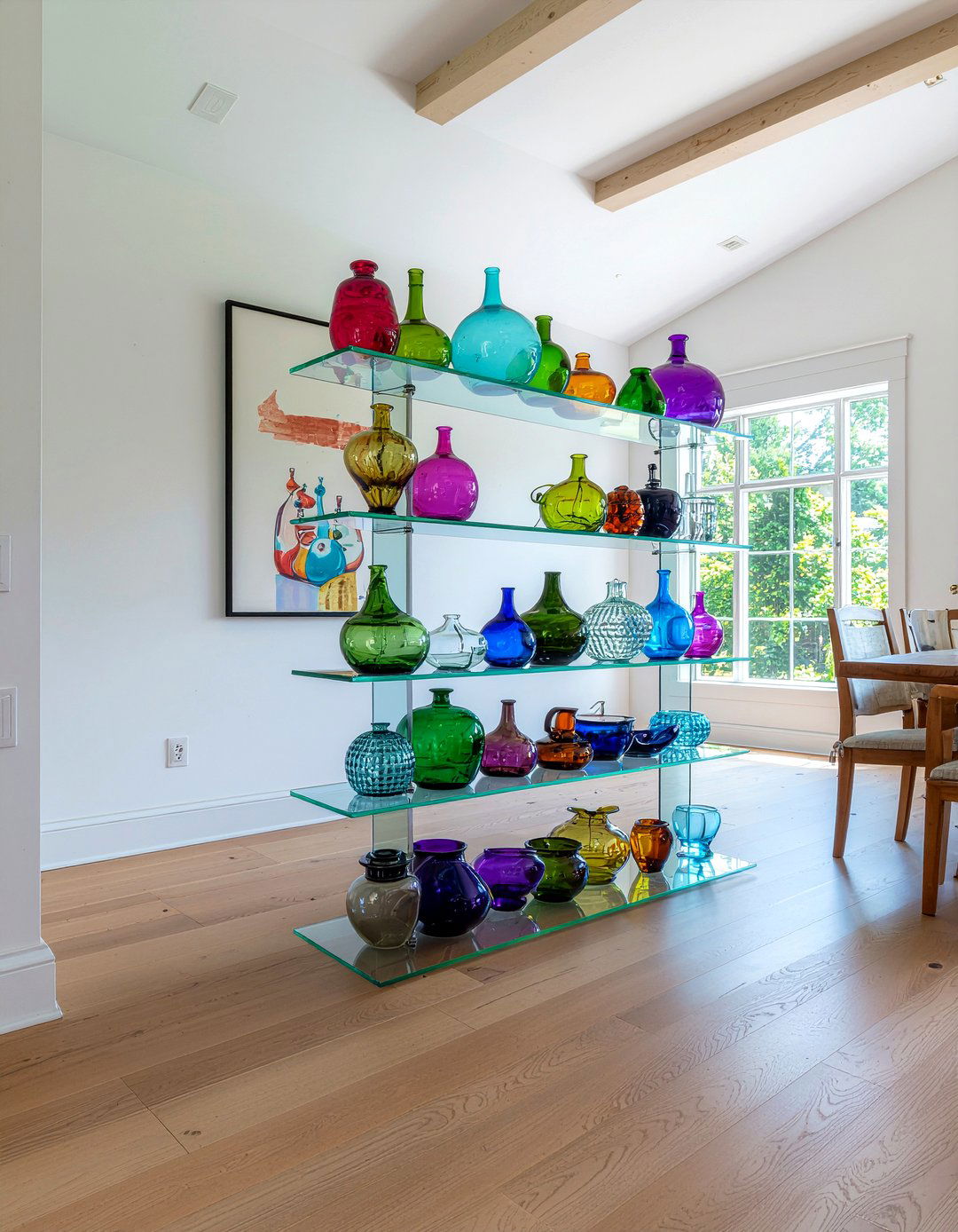 Glass Front Display Cabinet - 30 dining room built-in ideas