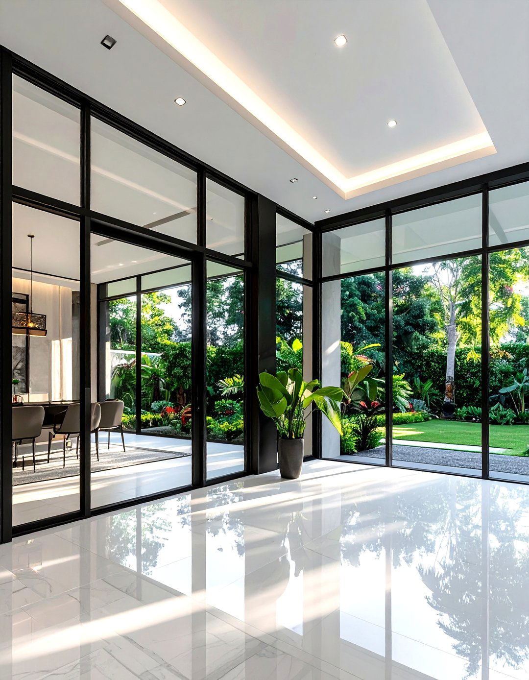 Glass Front Entry - 30 grand entryway ideas