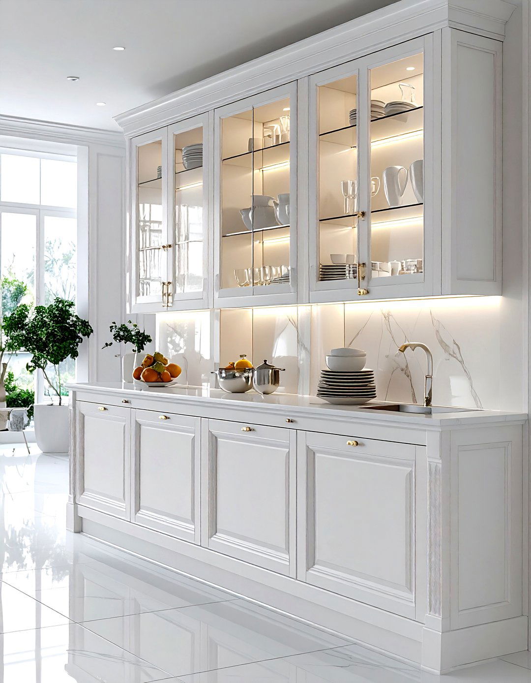 Glass Front Kitchen Cabinet - 30 one-of-a-kind kitchen ideas