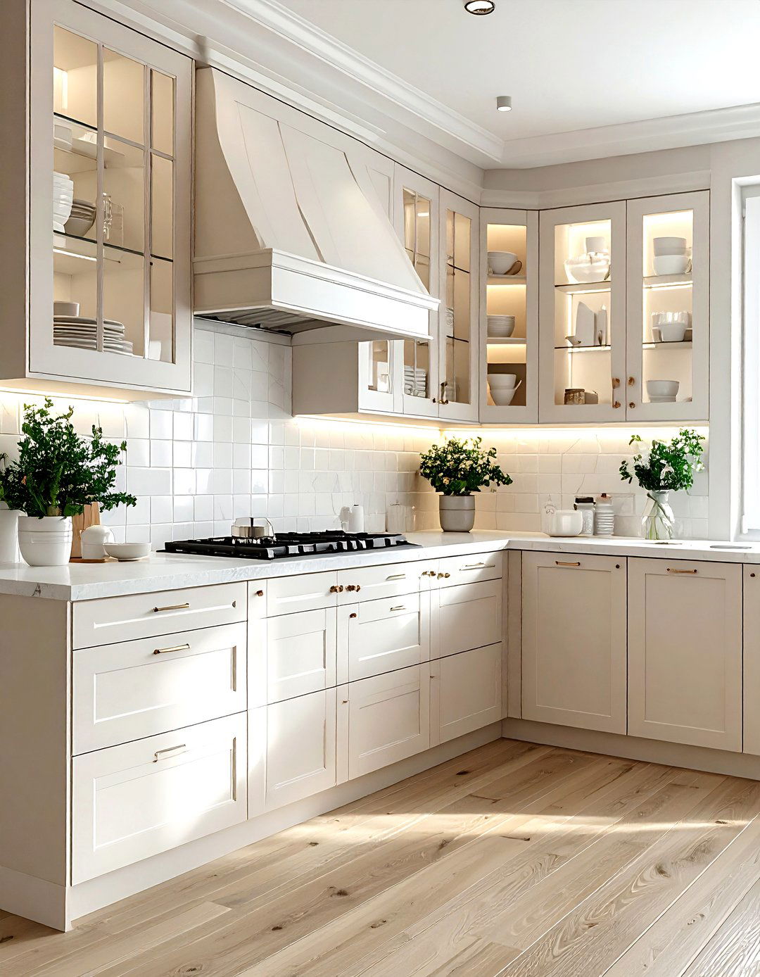 Glass Front Kitchen Cabinets - 30 luxury kitchen ideas