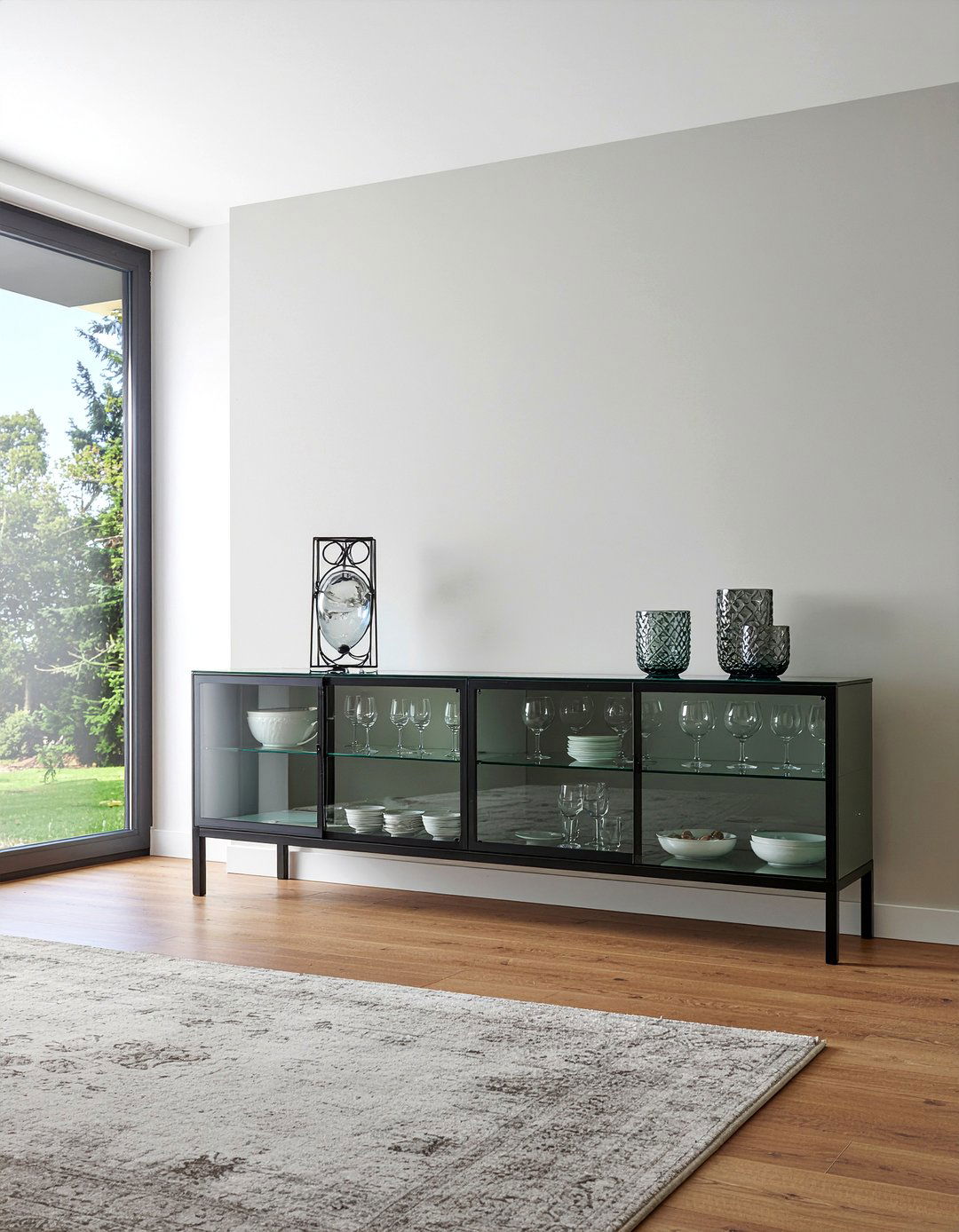 Glass Front Sideboard - 30 living room sideboard ideas