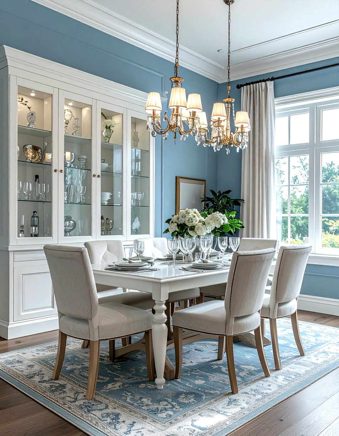 Glass Front Wall Cabinets - 30 dining room wall storage ideas