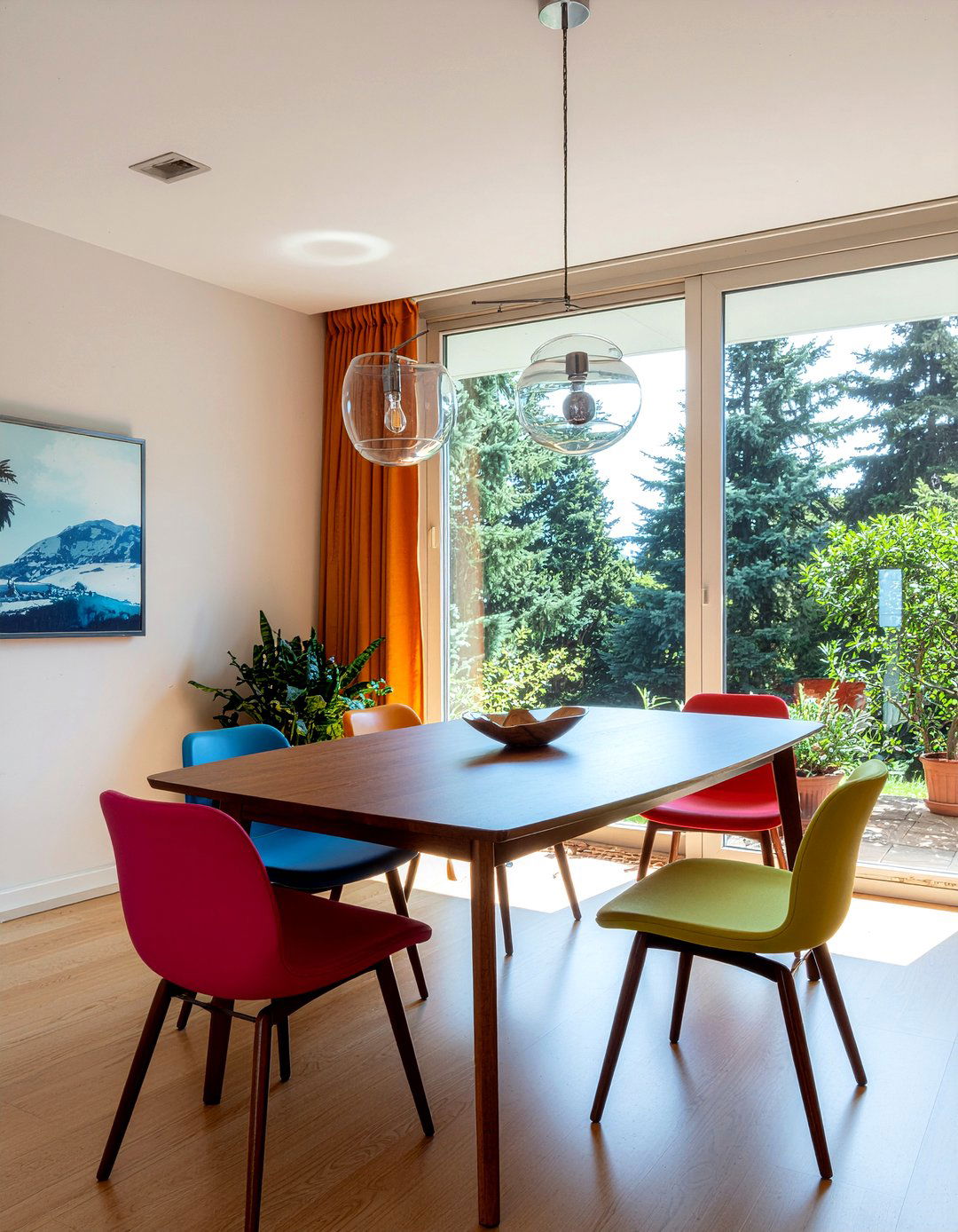 Glass Globe Pendant Light - 30 dining room ceiling light ideas