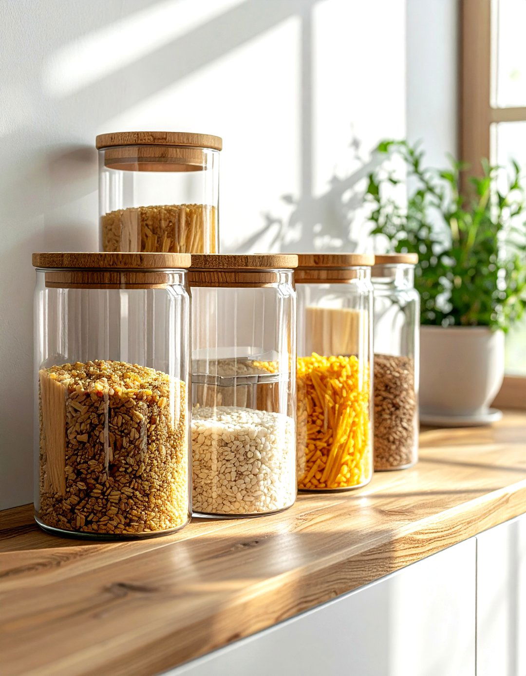 Glass Kitchen Canisters - 30 TJ Maxx decor ideas