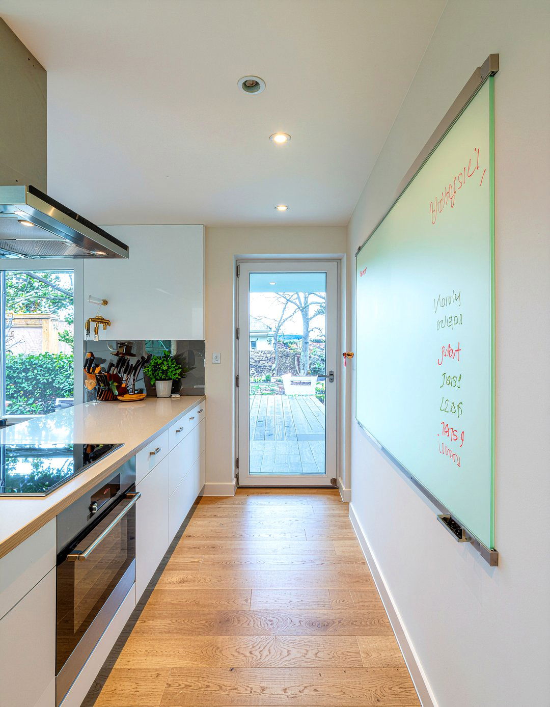 Glass Message Board Kitchen - 30 kitchen message center ideas