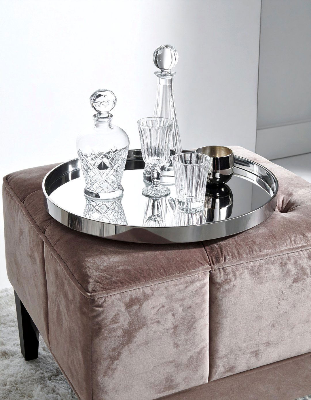 Glass Mirrored Tray - 30 catch-all tray ideas