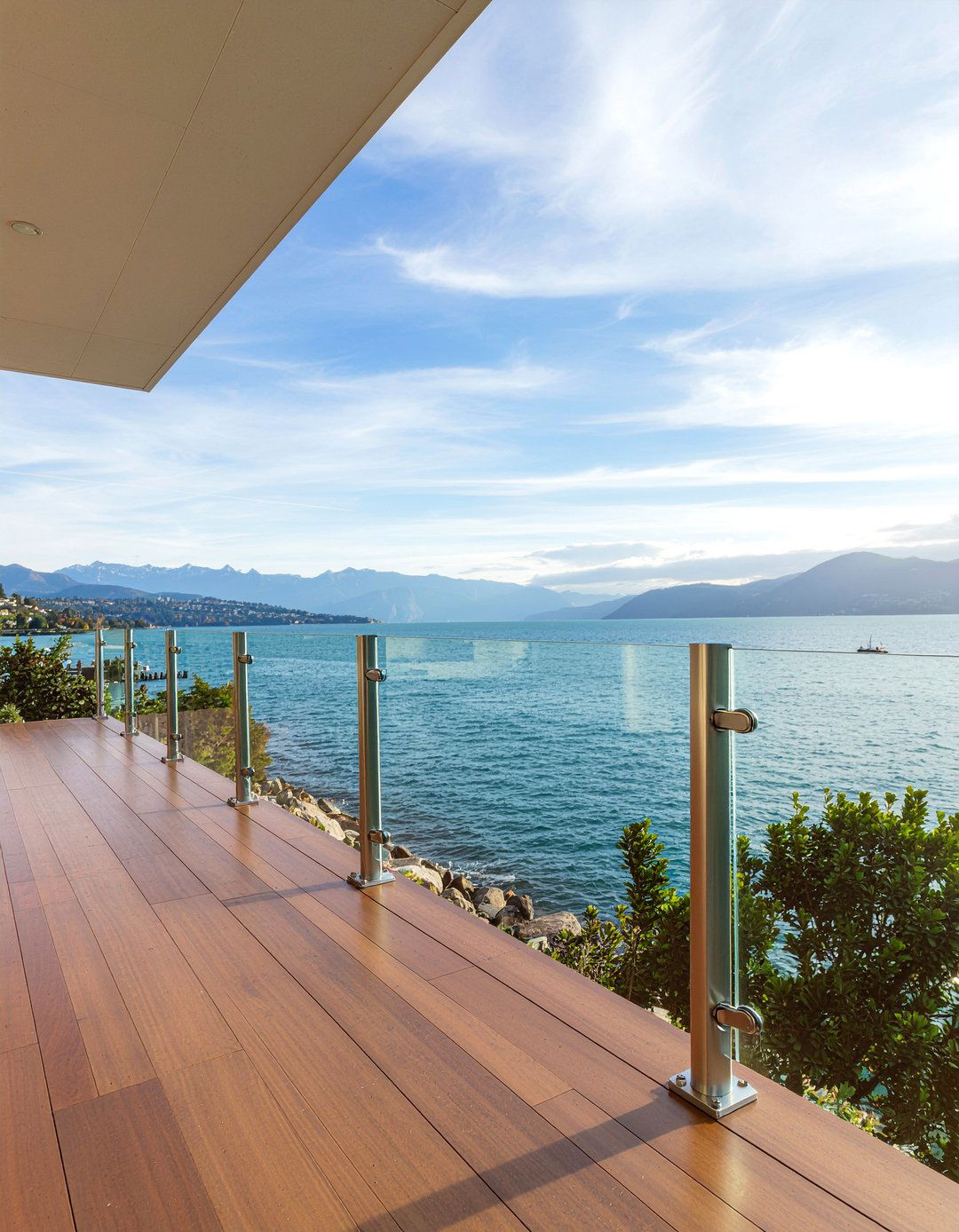 Glass Railing For Views - 30 deck dining ideas