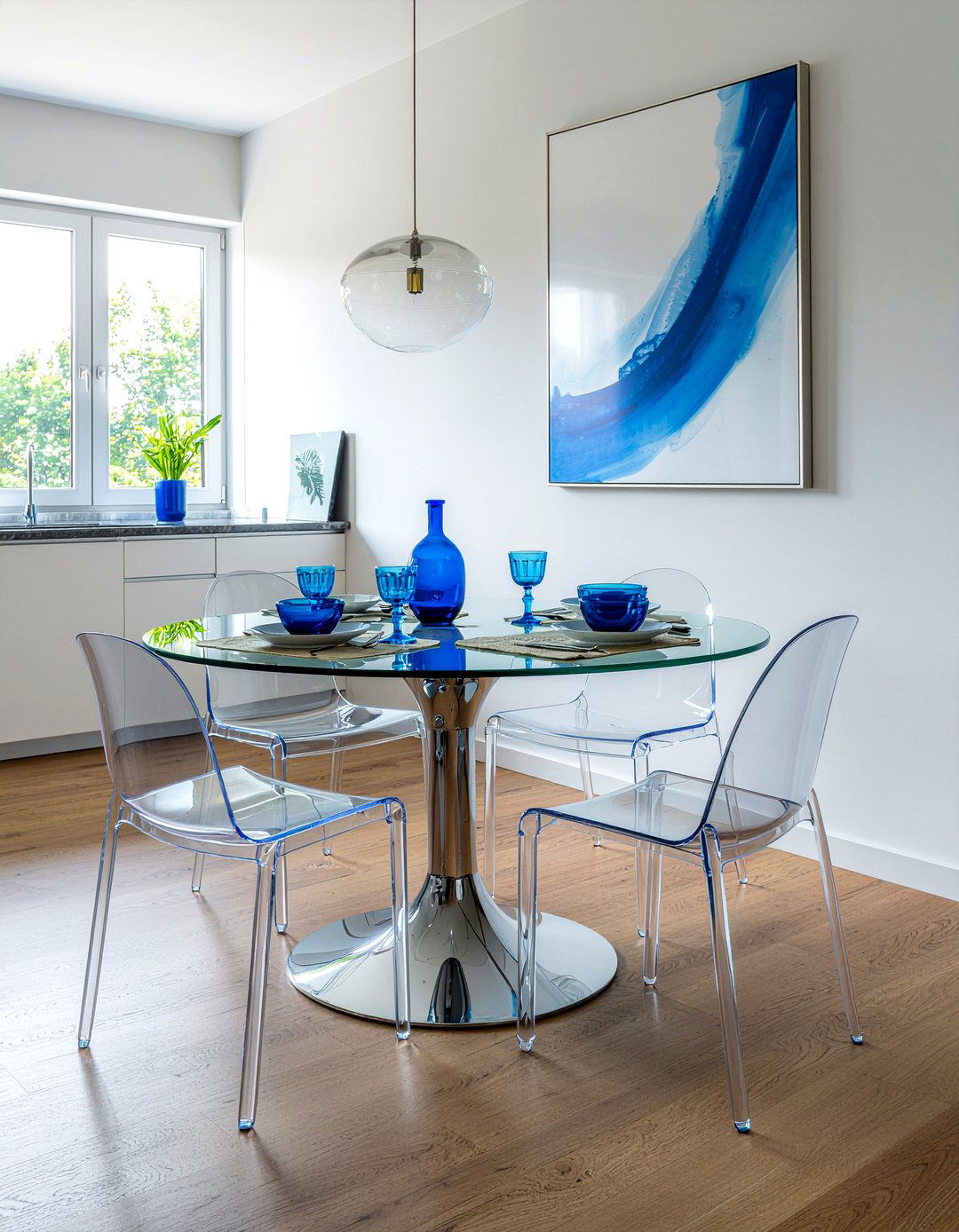 Glass Round Dining Table - 30 round dining table ideas