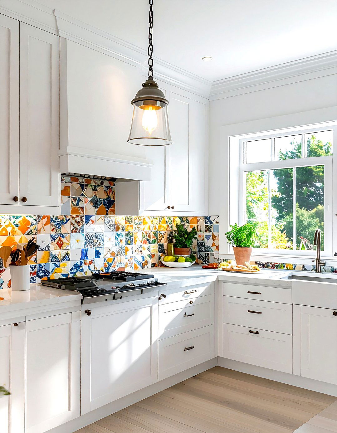 Glass Shade Sconce - 30 kitchen sconce ideas