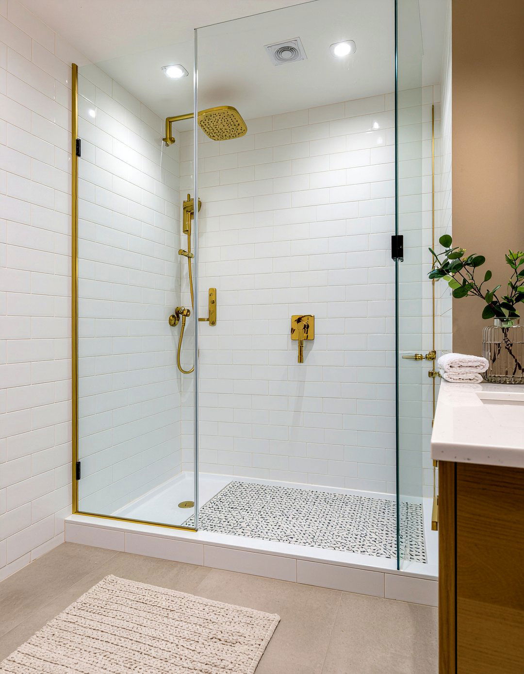 Glass Shower Bathroom - 30 glam bathroom ideas