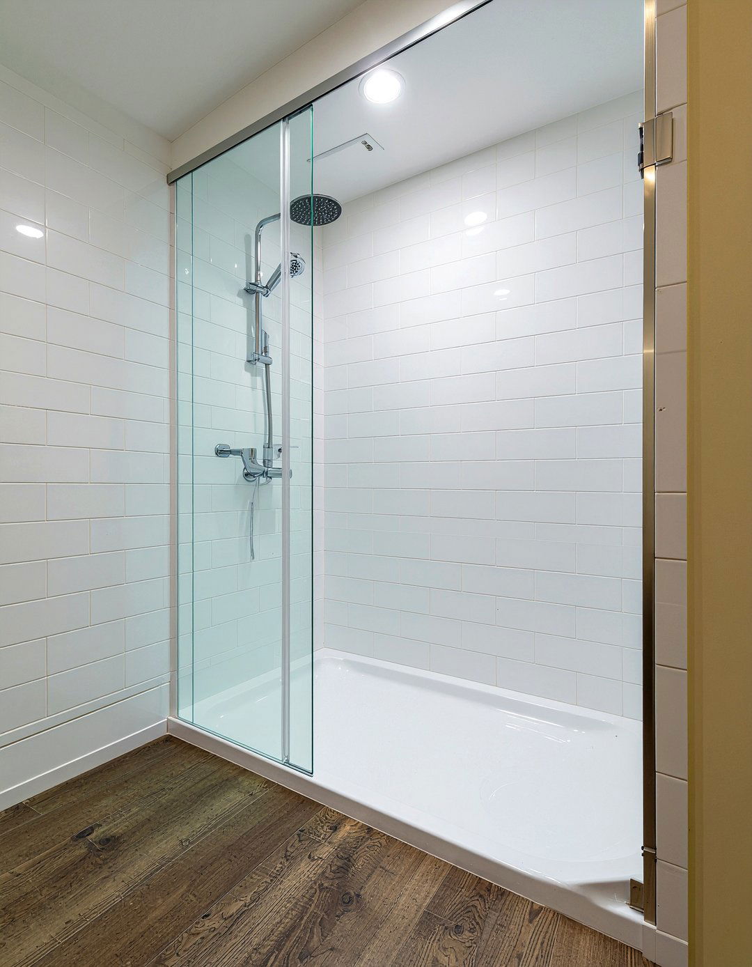 Glass Shower Door - 30 Lowes bathroom ideas