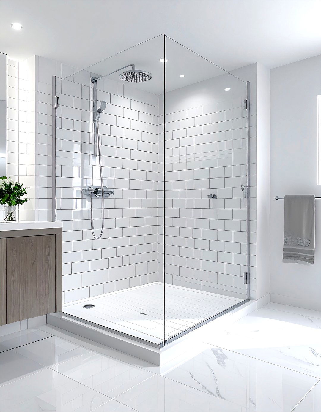 Glass Shower Enclosure - 30 Property Brothers decor ideas