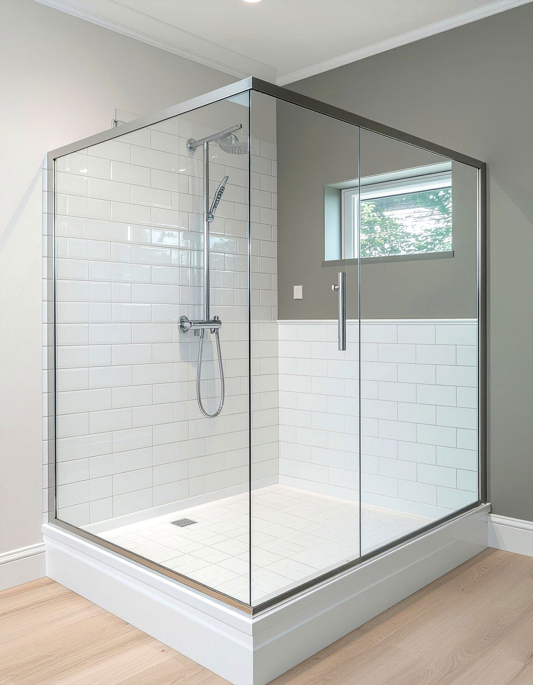 Glass Shower Enclosure - 30 bathroom enhancement ideas