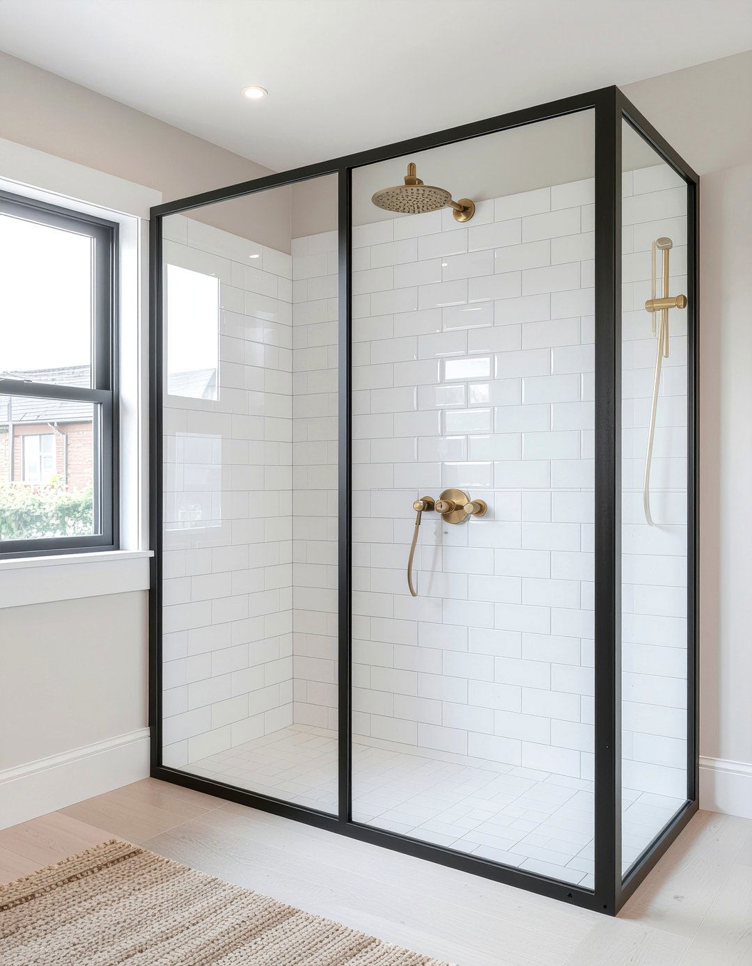 Glass Shower Partition - 30 bathroom feature ideas
