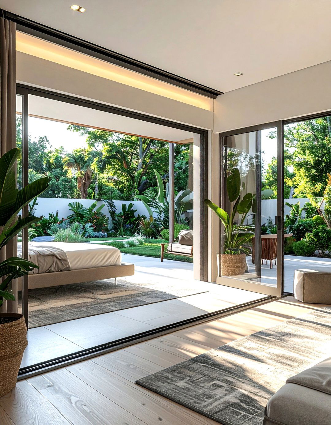 Glass Sliding Doors For Bedroom - 30 bedroom natural lighting ideas