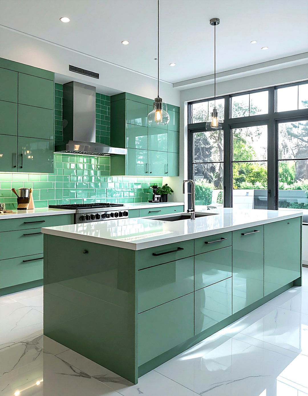 Glass Subway Tile Backsplash - 30 subway tile kitchen backsplash ideas