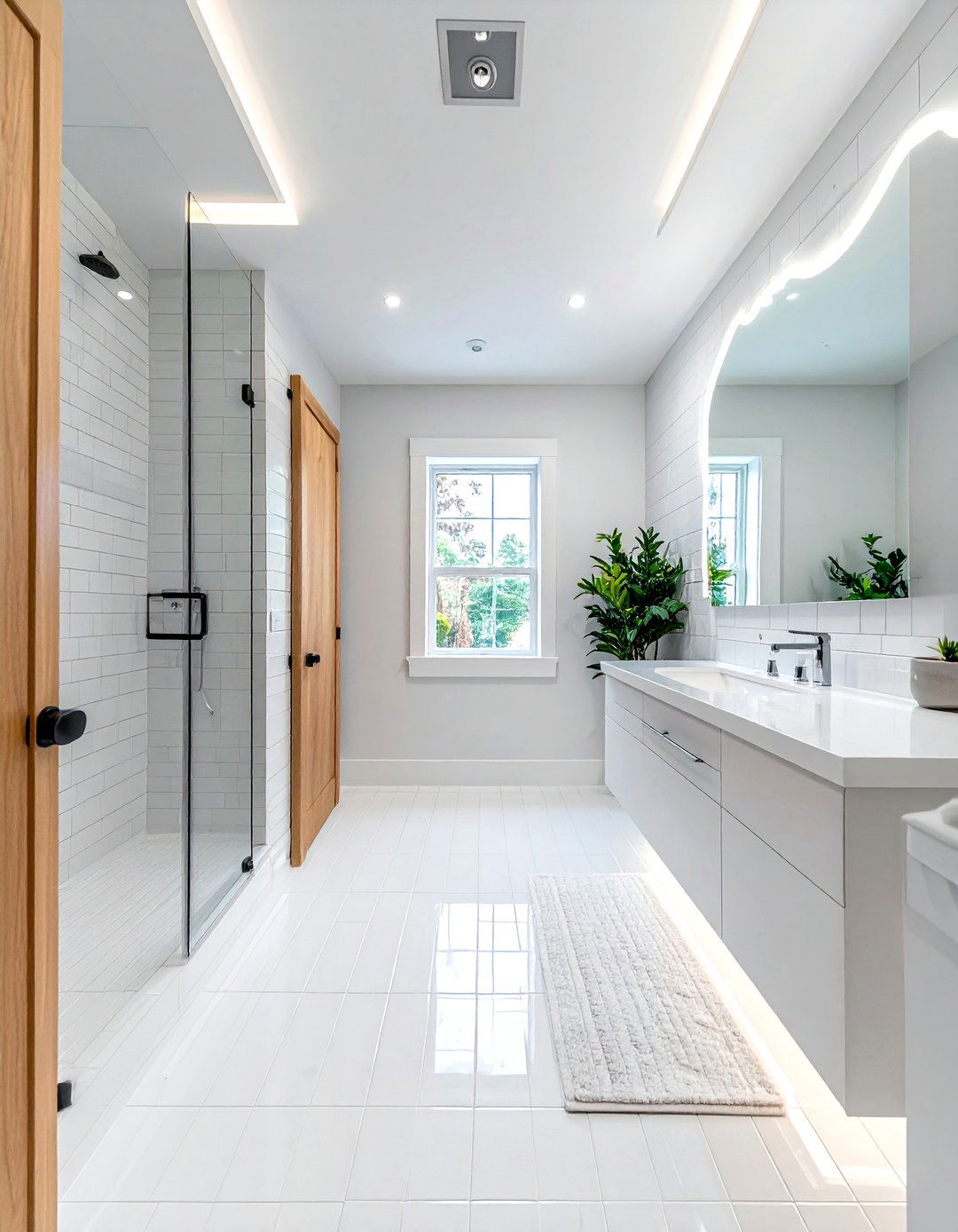 Glass Subway Tile White Grout - 30 white grout bathroom ideas