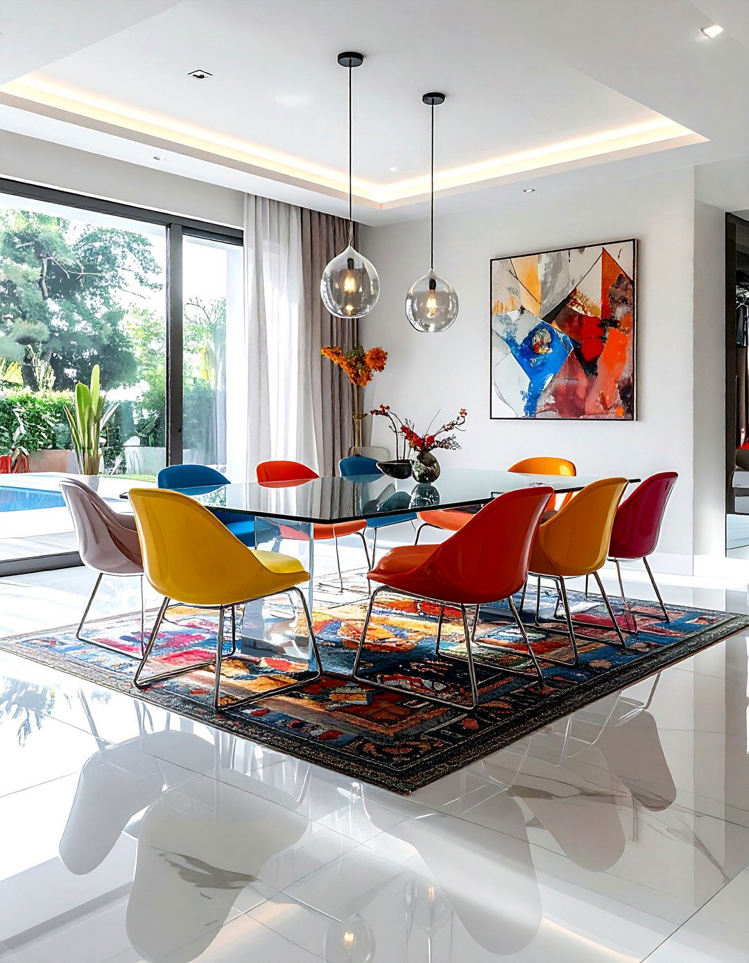 Glass Table Dining Room - 30 refined dining room ideas