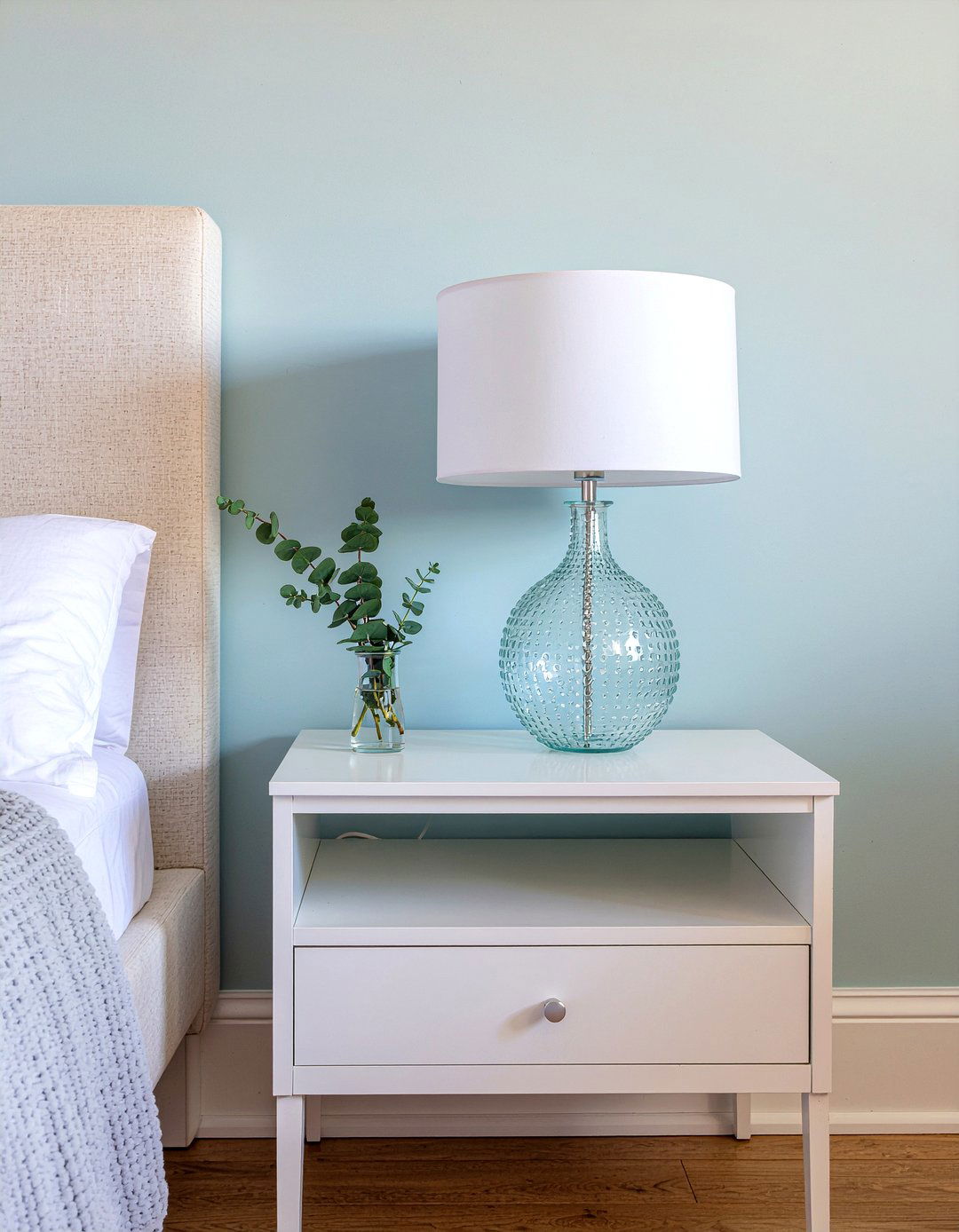 Glass Table Lamp - 30 bedroom table lamps