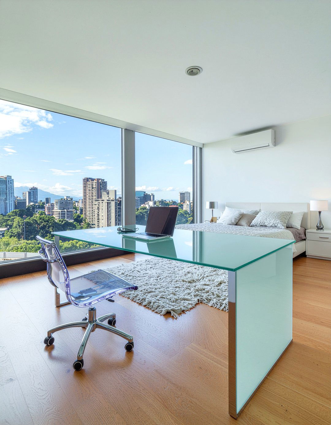 Glass Top Bedroom Desk - 30 bedroom desk ideas