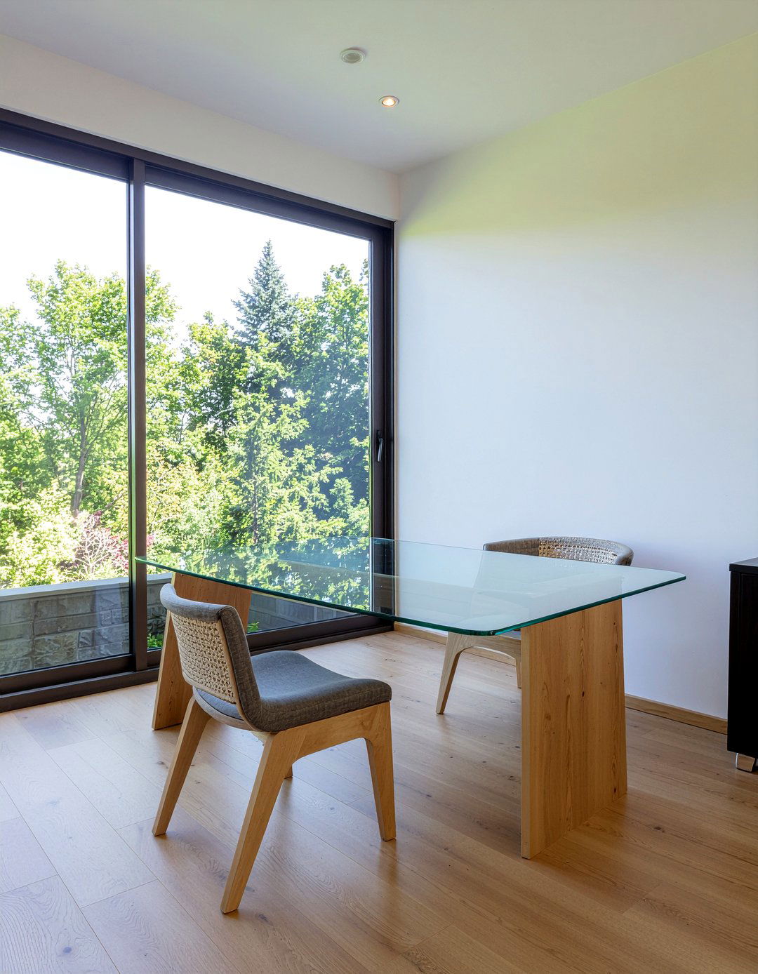 Glass Top Dining Table - 30 Danish dining room ideas