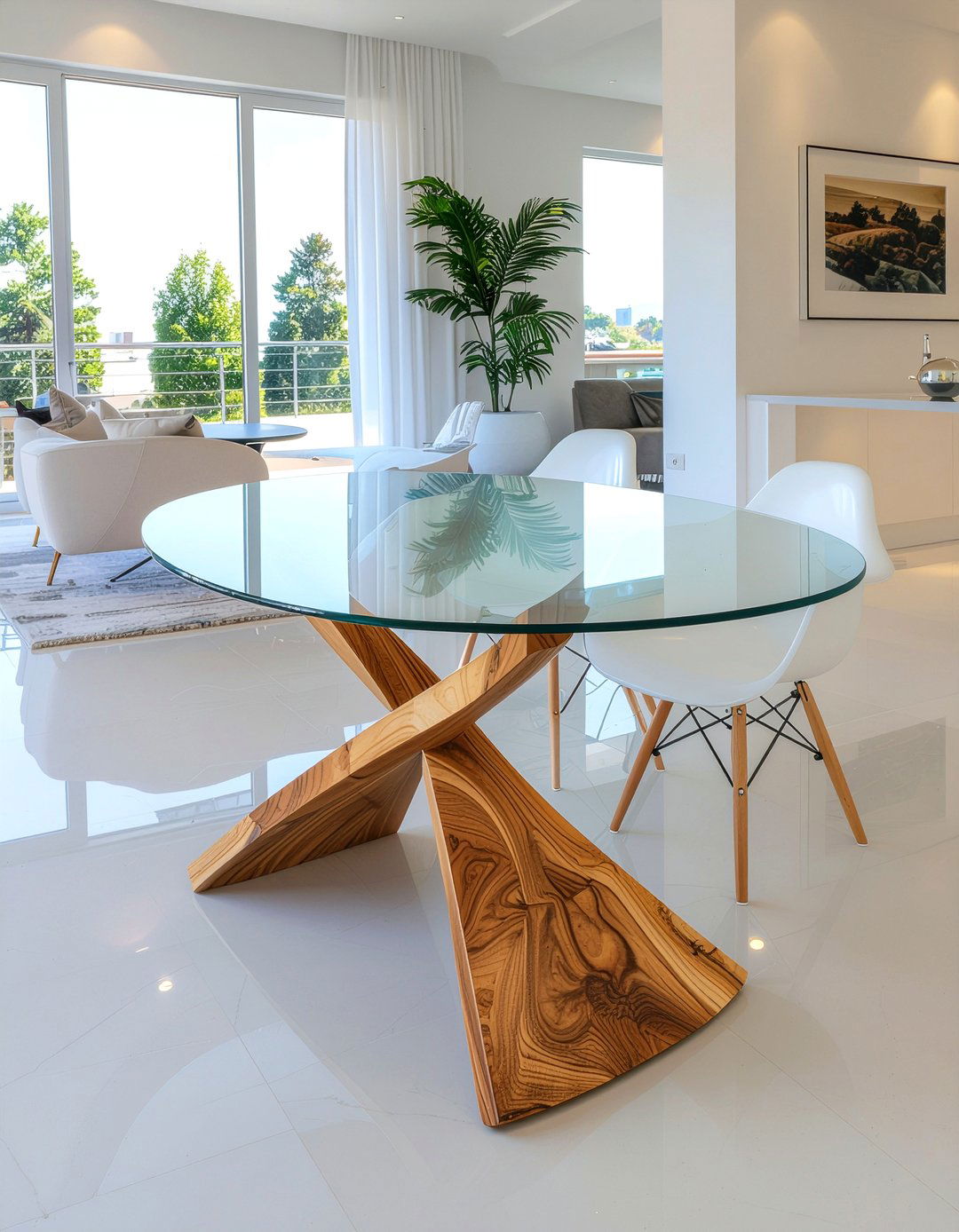 Glass Top Table - 30 dining room update ideas